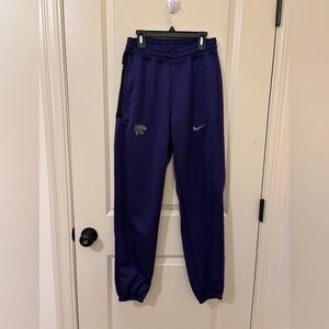 Purple Nike Dri-fit training joggers